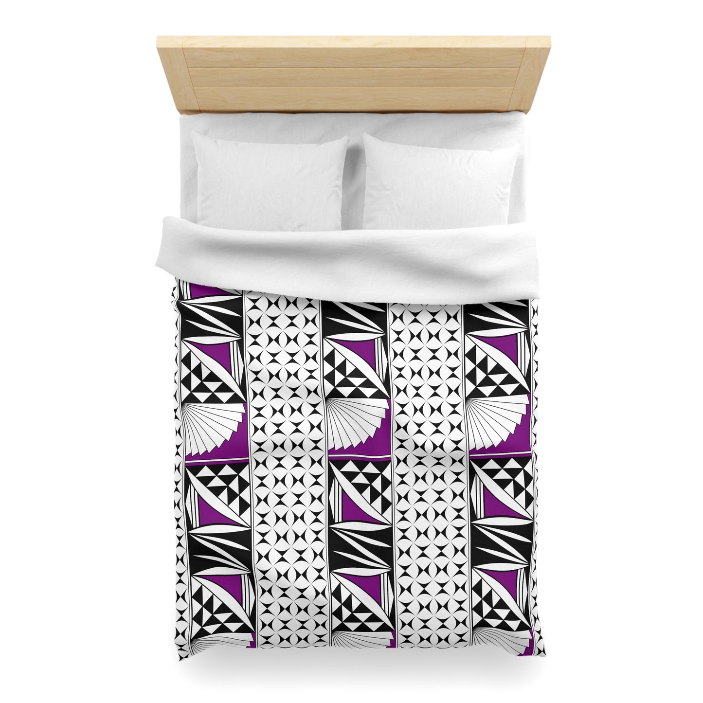 Southwest Sunrise in Purple Microfiber Duvet Cover
