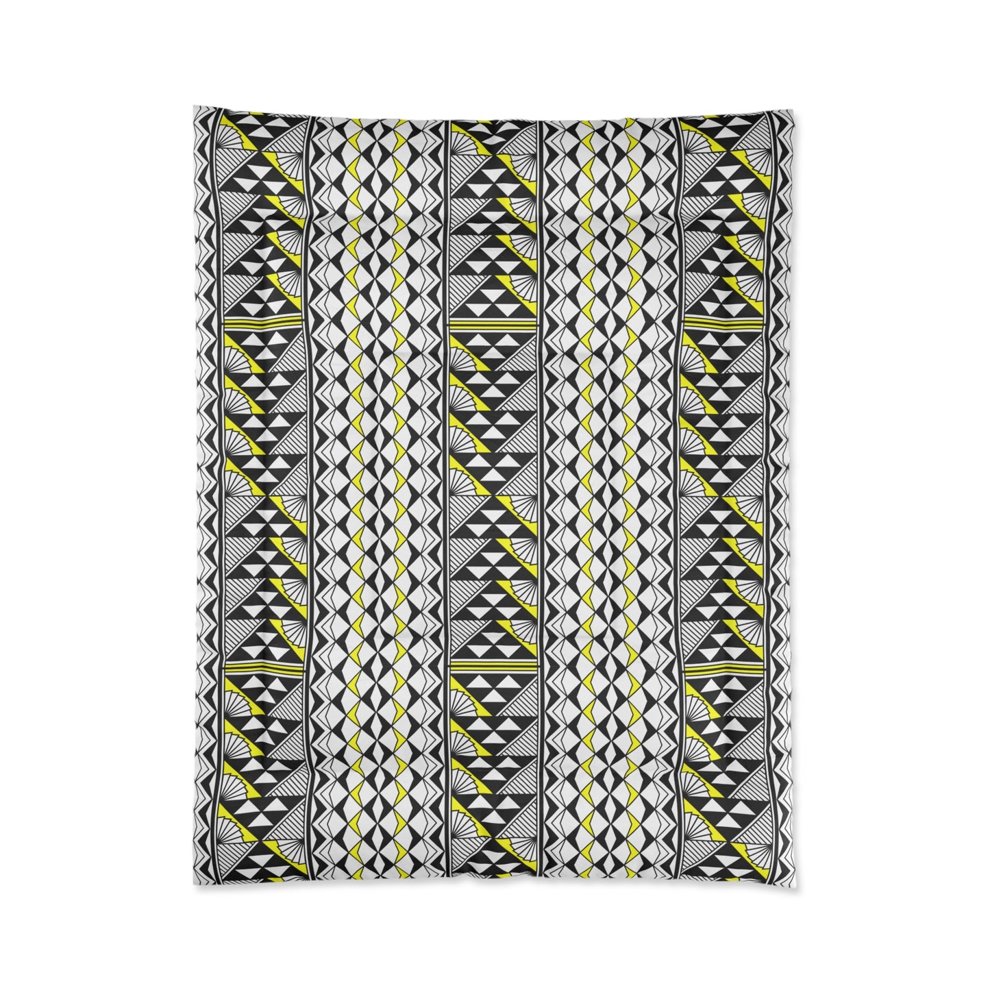 Southwest Rain and Sun in Yellow Comforter