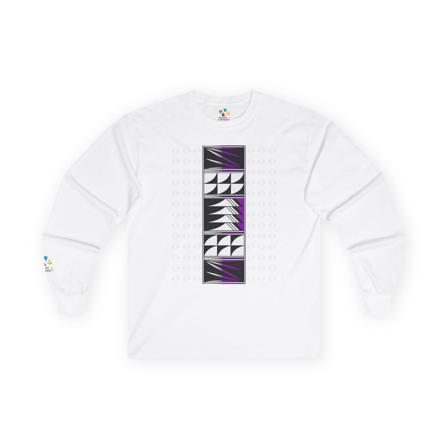 Feather Blessings in Purple Unisex Long Sleeve Tee