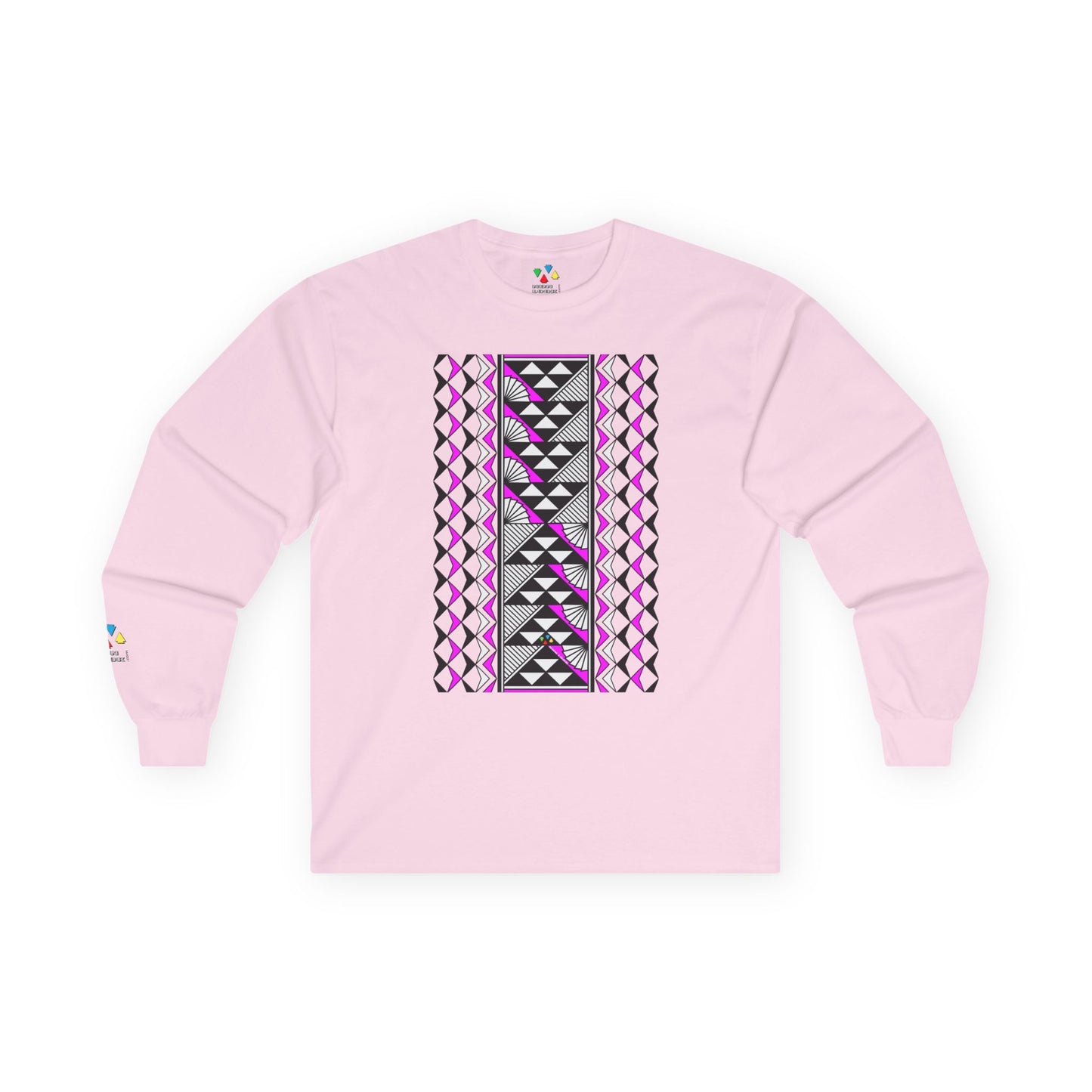 Sun and Rain in Pink Unisex Long Sleeve Tee