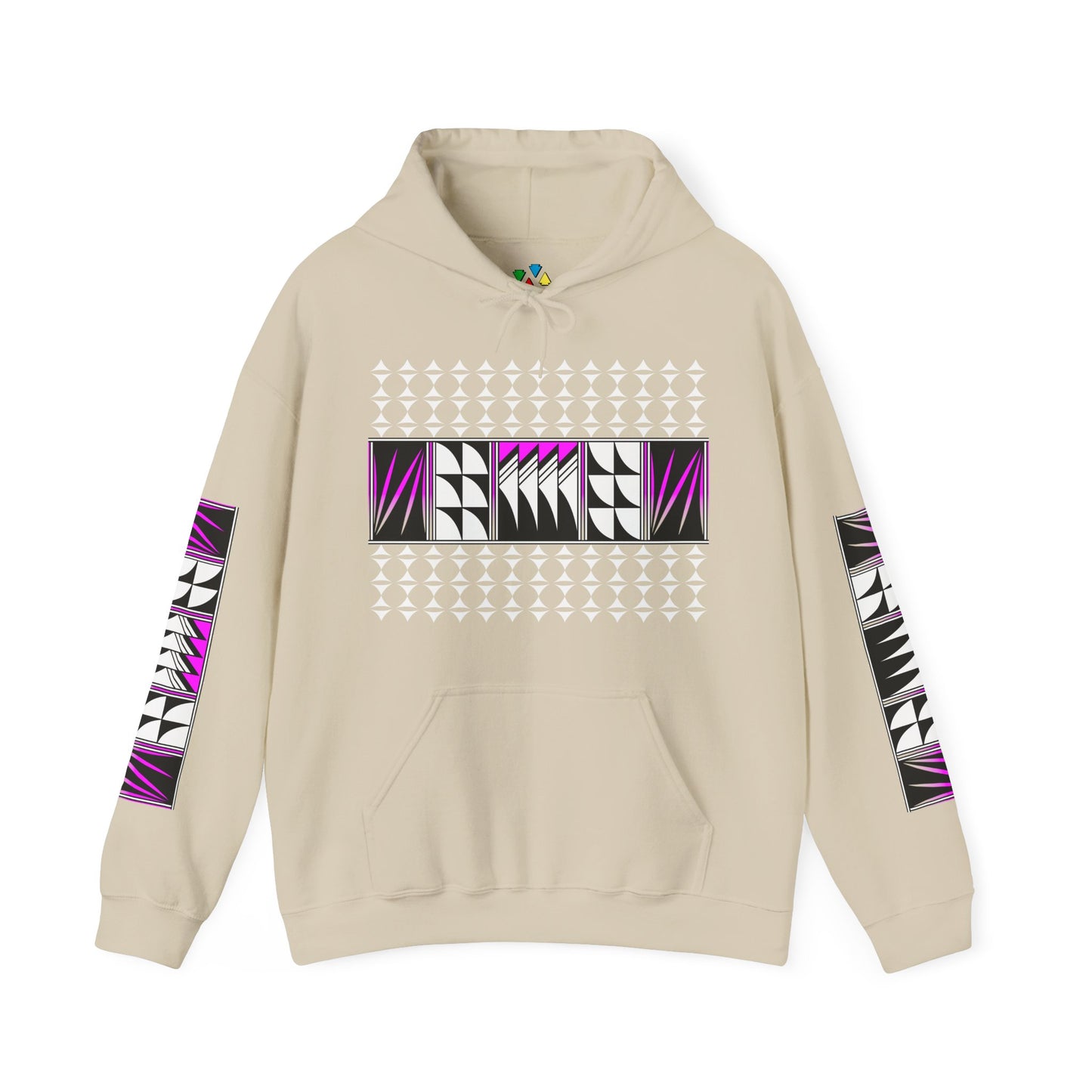 Blessed Feathers in Pink Unisex Hoodie