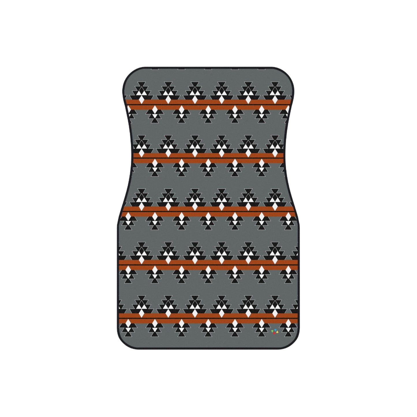 Maroon Native Woven Stories Car Mats (Set of 4)