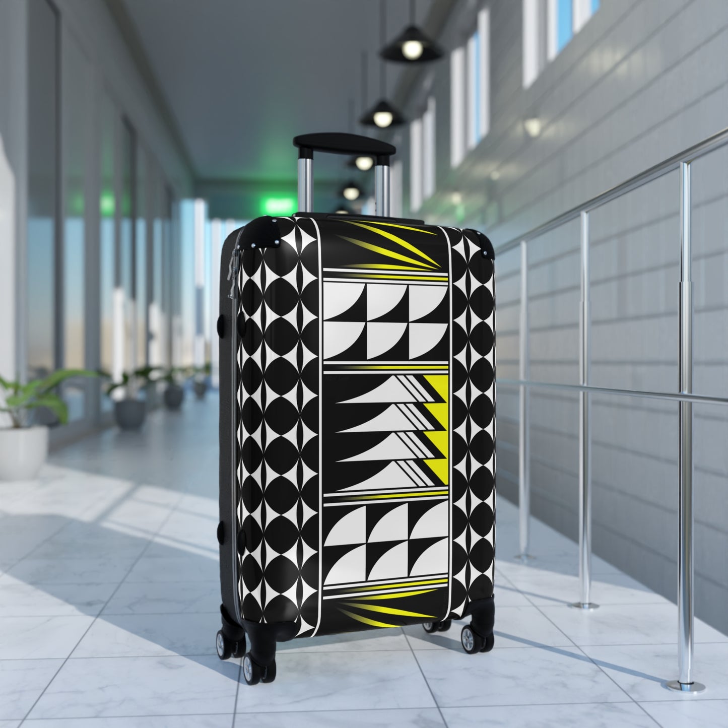 Blessed Feathers in Yellow Suitcases