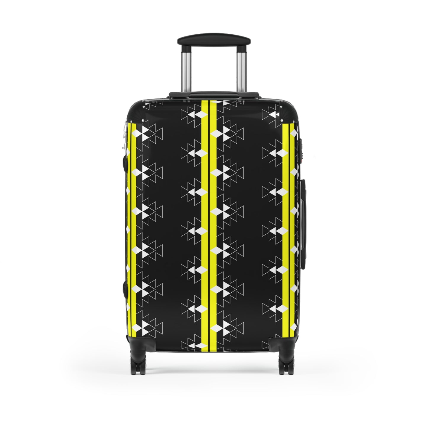 Yellow Native Woven Stories Suitcases