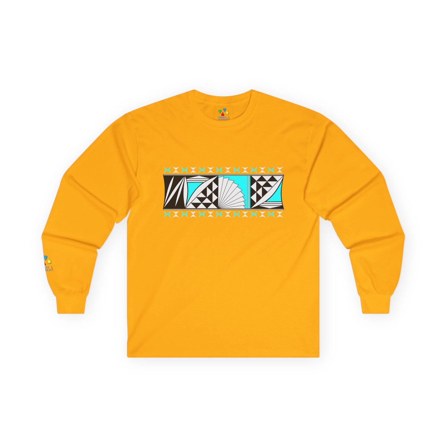 Southwest Sunrise in Turquoise Unisex Long Sleeve Tee