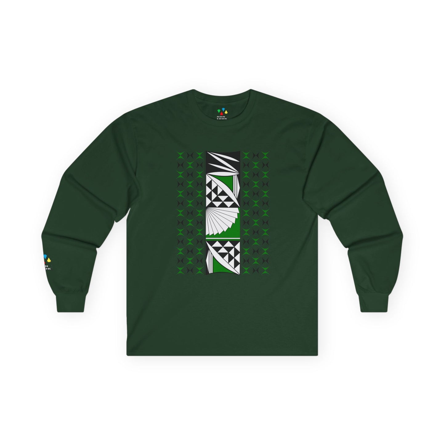 Southwest Sunrise in Green Unisex Long Sleeve Tee