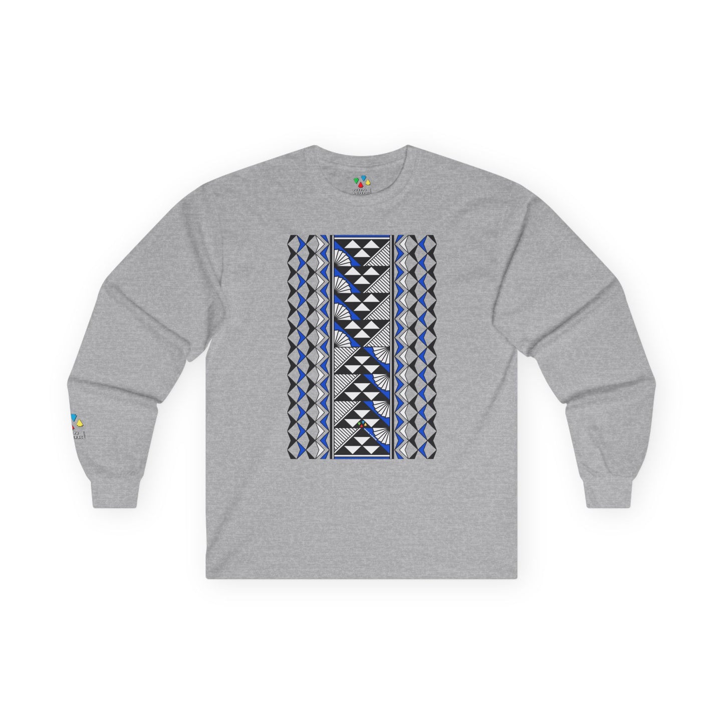 Sun and Rain in Blue Unisex Long Sleeve Tee