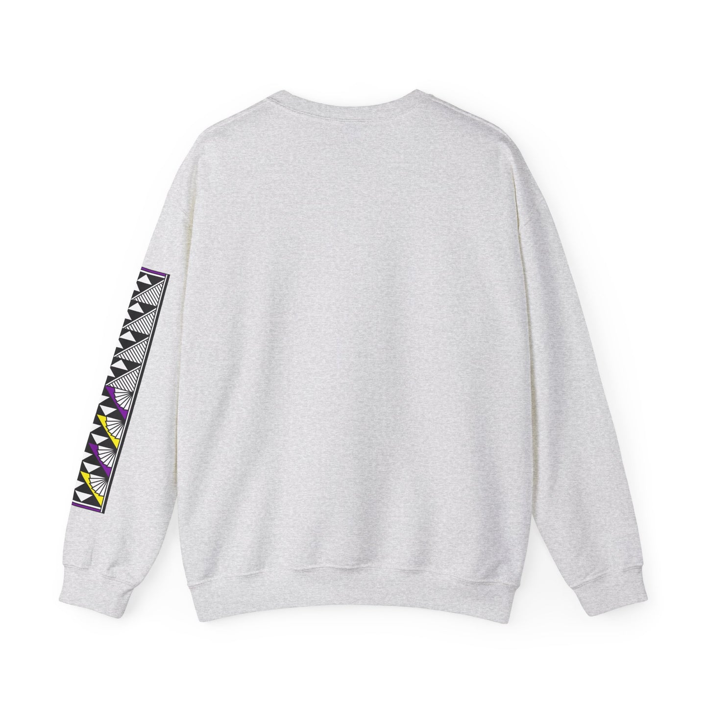Sun and Rain in Purple/Yellow Unisex Sweatshirt