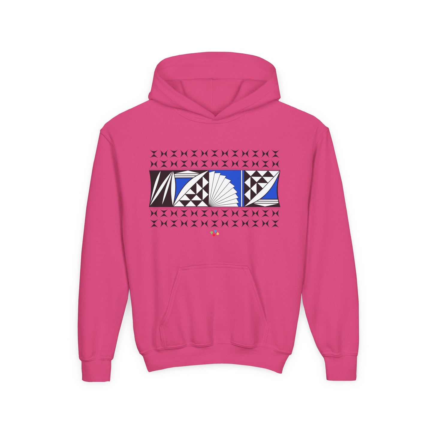 Blue Southwest Sunrise Youth Heavy Blend Hooded Sweatshirt