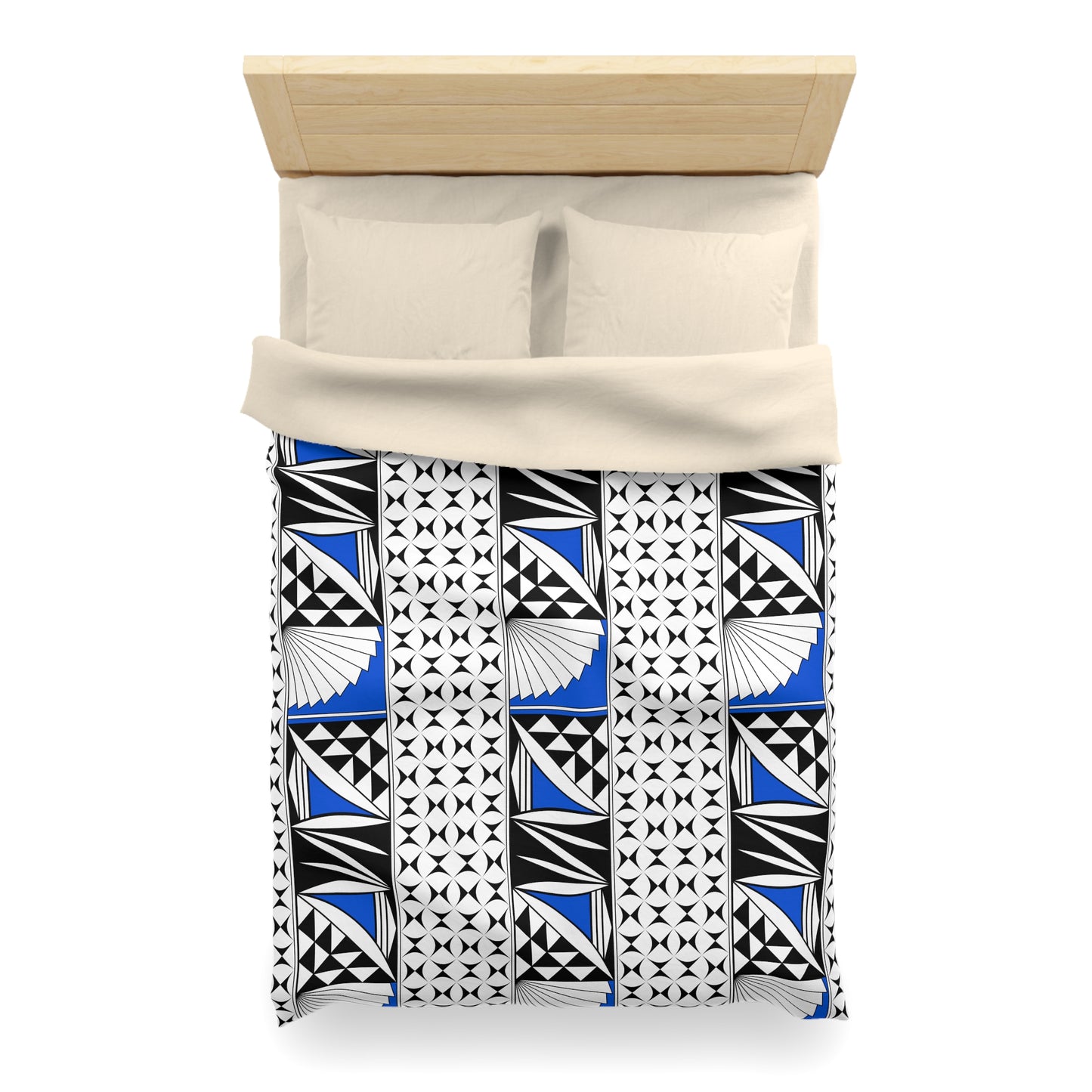 Southwest Sunrise in Blue Microfiber Duvet Cover