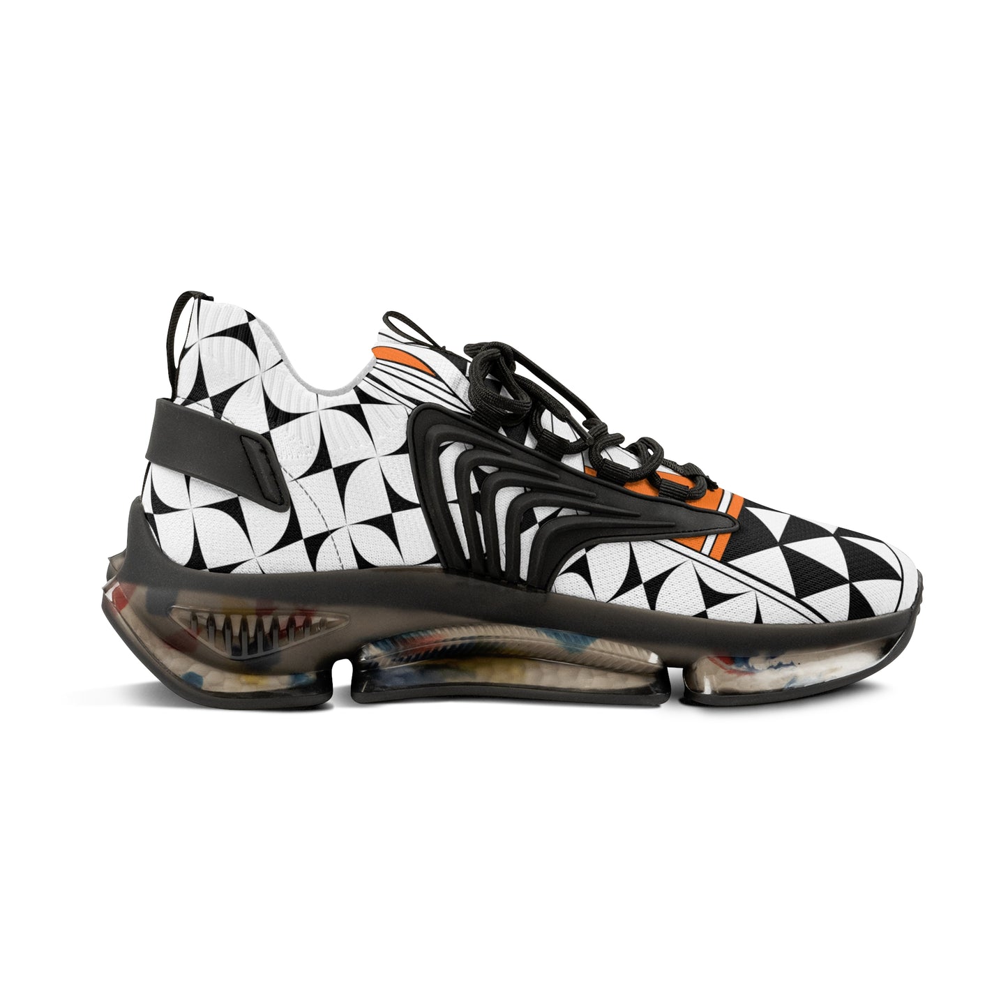 Southwest Sunrise in Orange Men's Mesh Sneakers