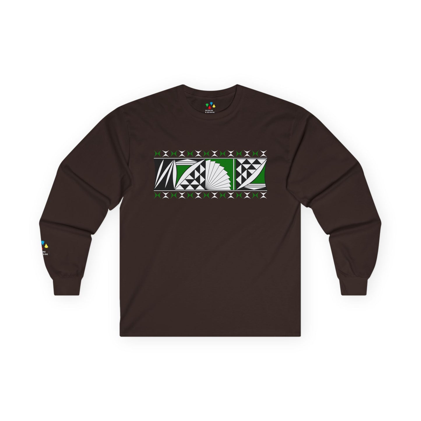 Southwest Sunrise in Green Unisex Long Sleeve Tee