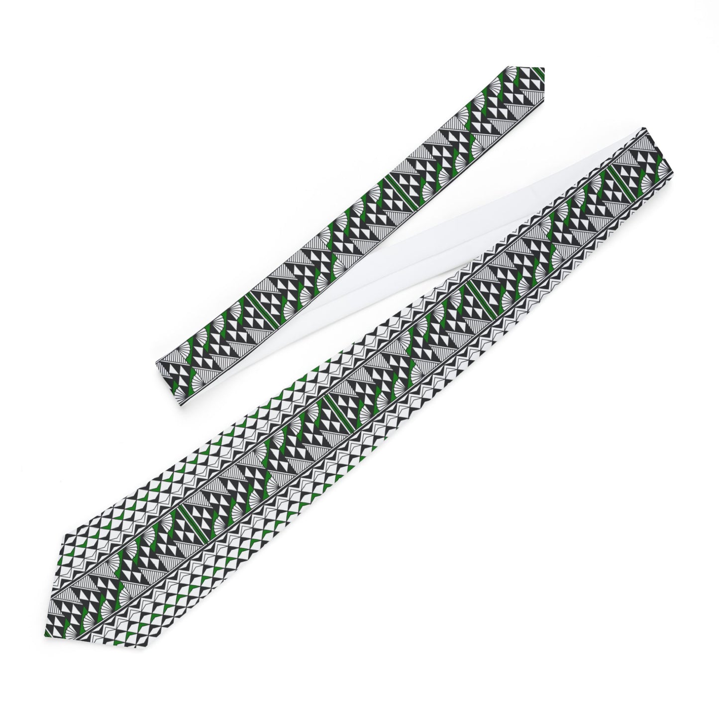 Green Sun and Rain Necktie