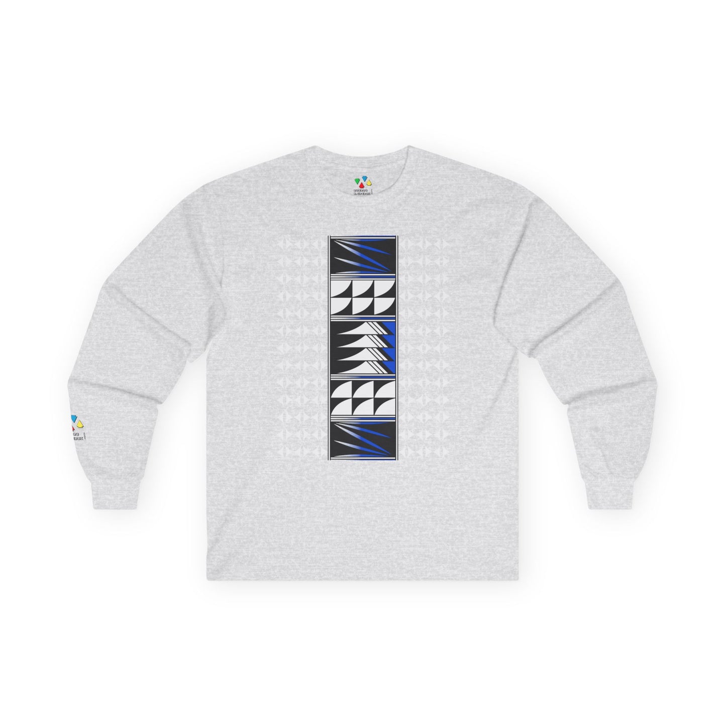 Feather Blessings in Blue Unisex Long Sleeve Tee