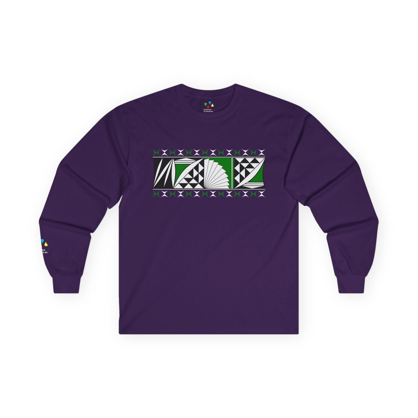 Southwest Sunrise in Green Unisex Long Sleeve Tee