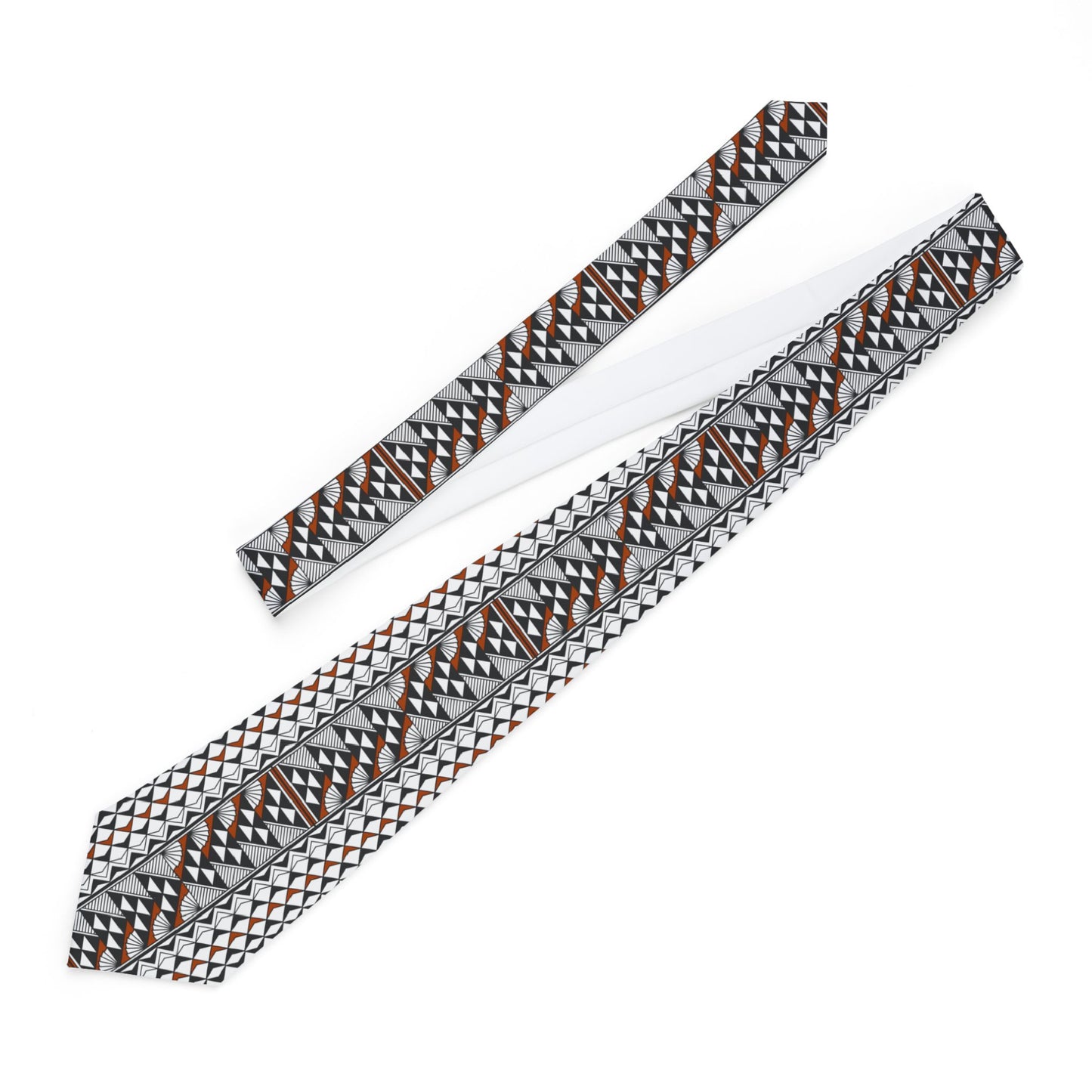 Rust Sun and Rain Necktie