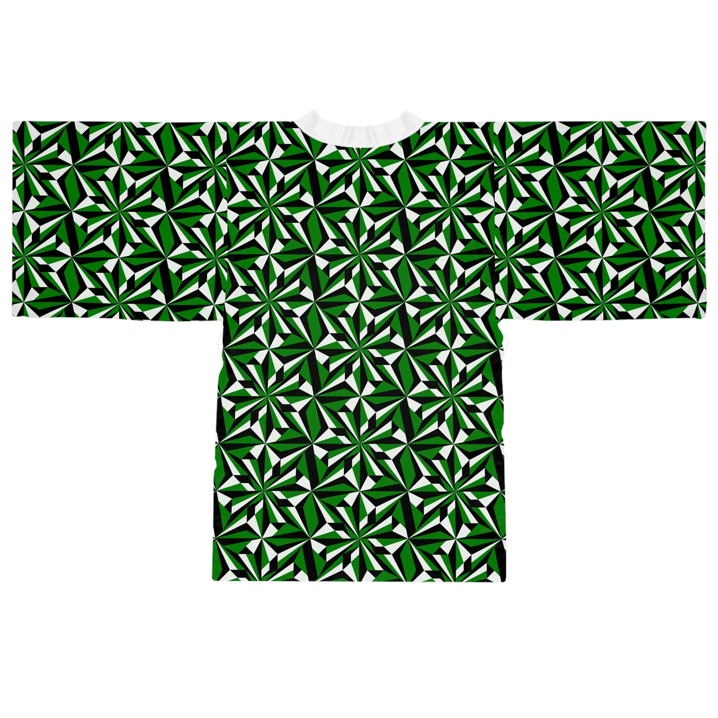 Desert Flowers in Green Kimono Robe – Where Comfort Meets Native Grace