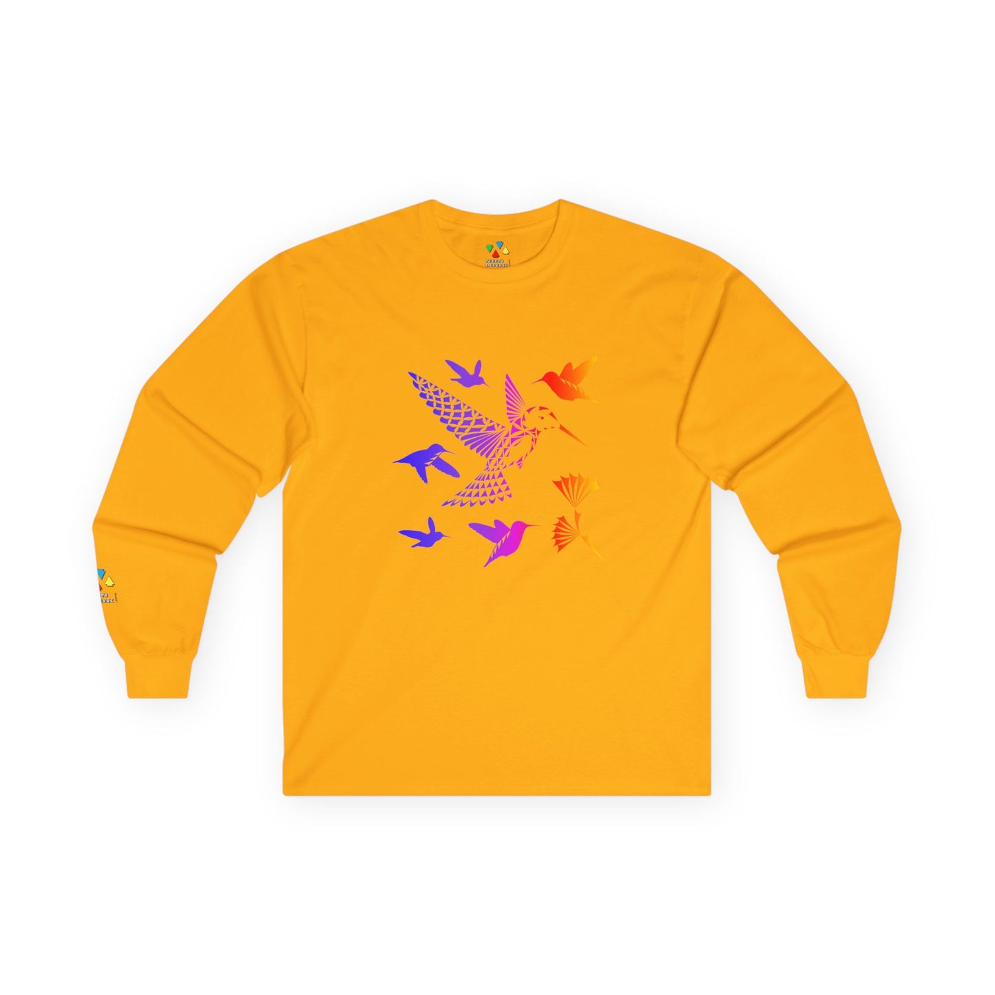 Rainbow Hummingbird Blessing Unisex Long Sleeve Tee