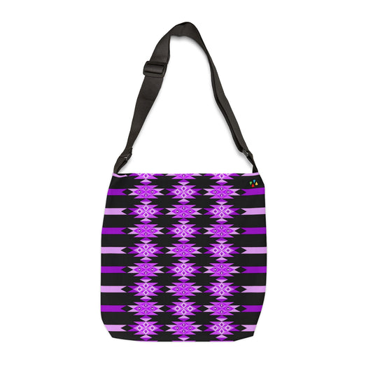 Purple Desert Diamonds Adjustable Tote Bag