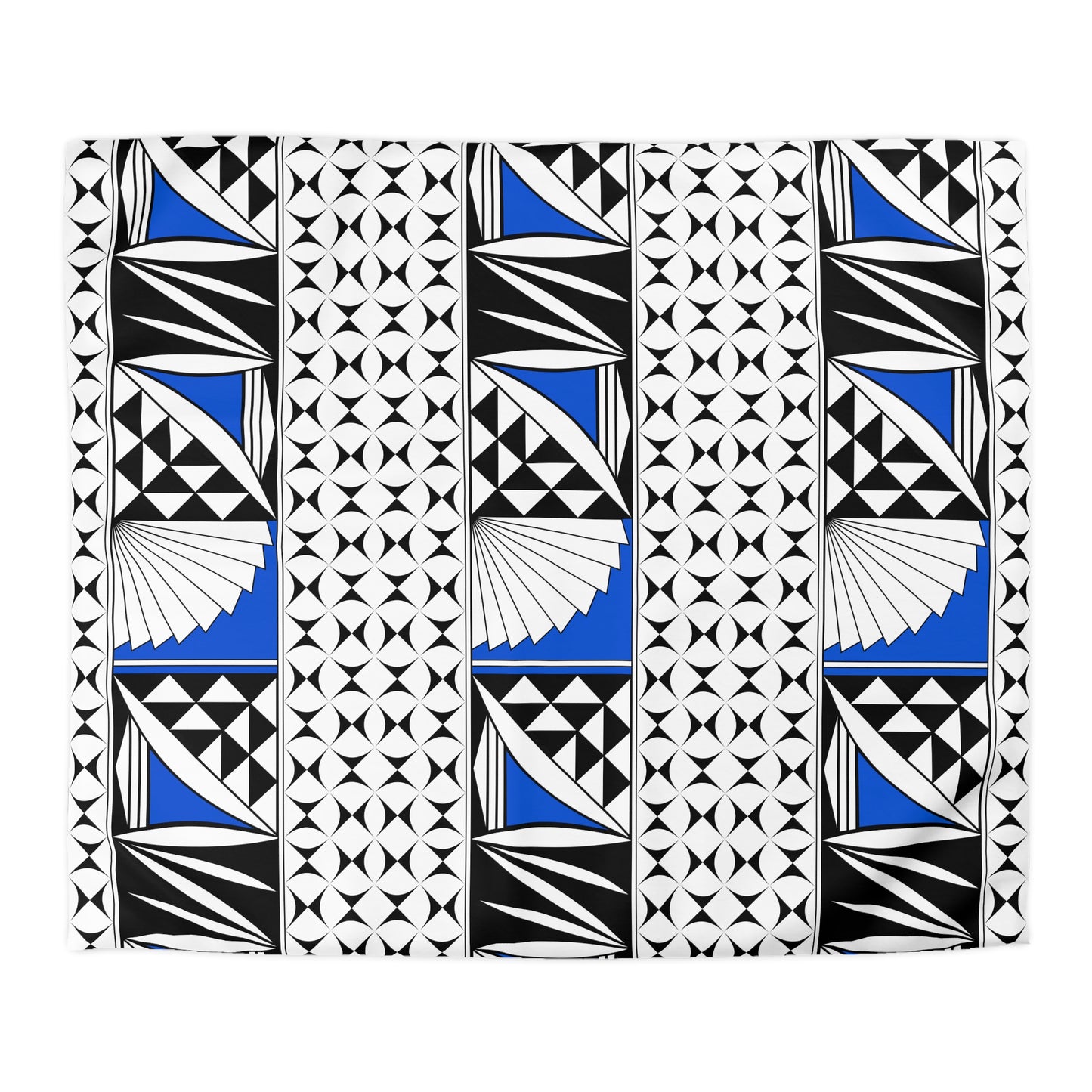 Southwest Sunrise in Blue Microfiber Duvet Cover