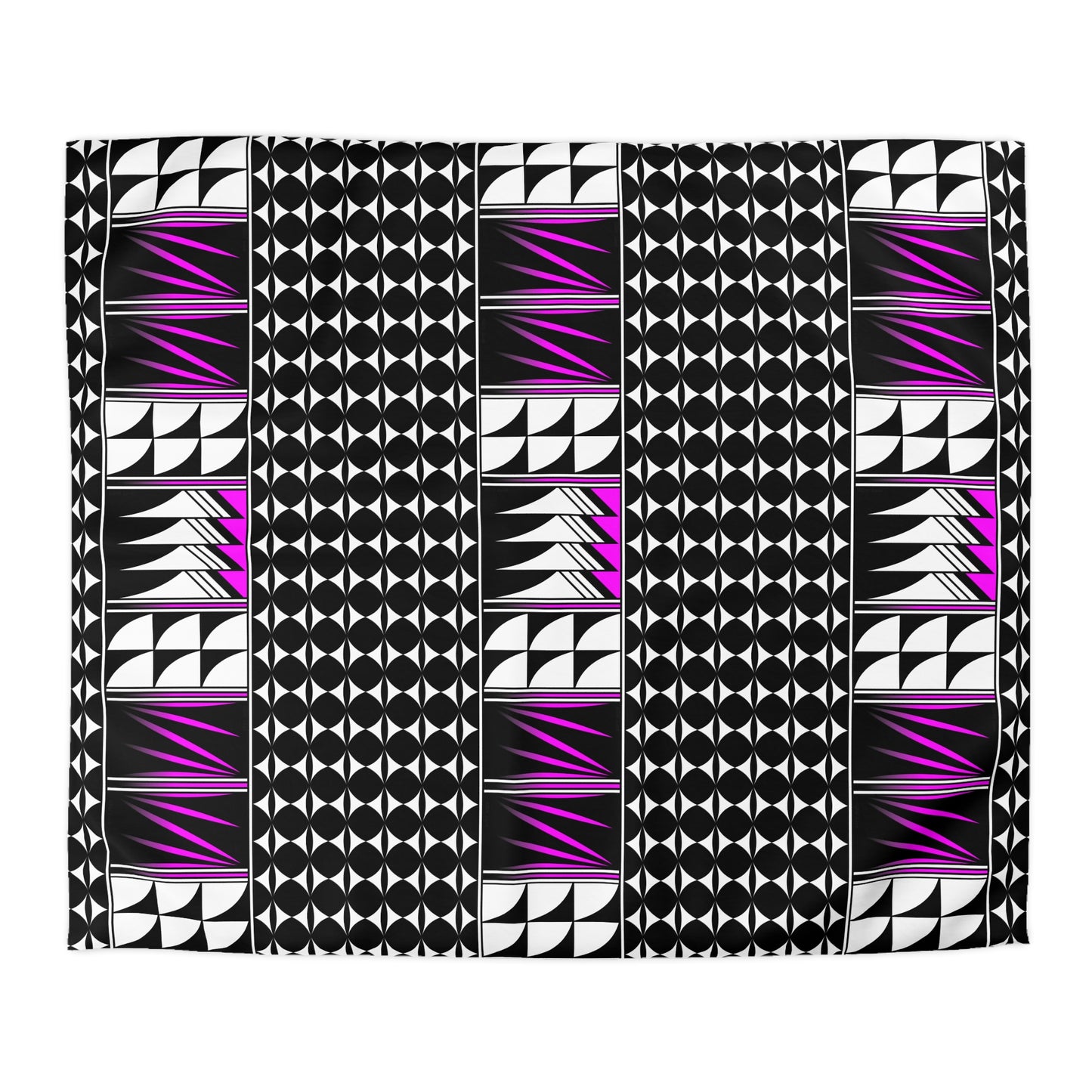 Blessed Feathers in Pink Microfiber Duvet Cover
