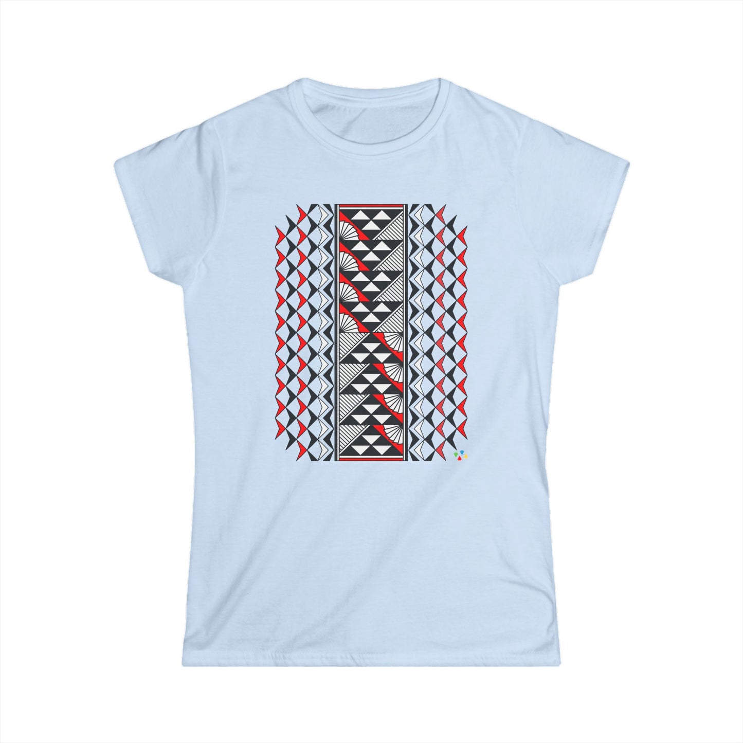 Red Southwest Sun and Rain Women's Softstyle Tee