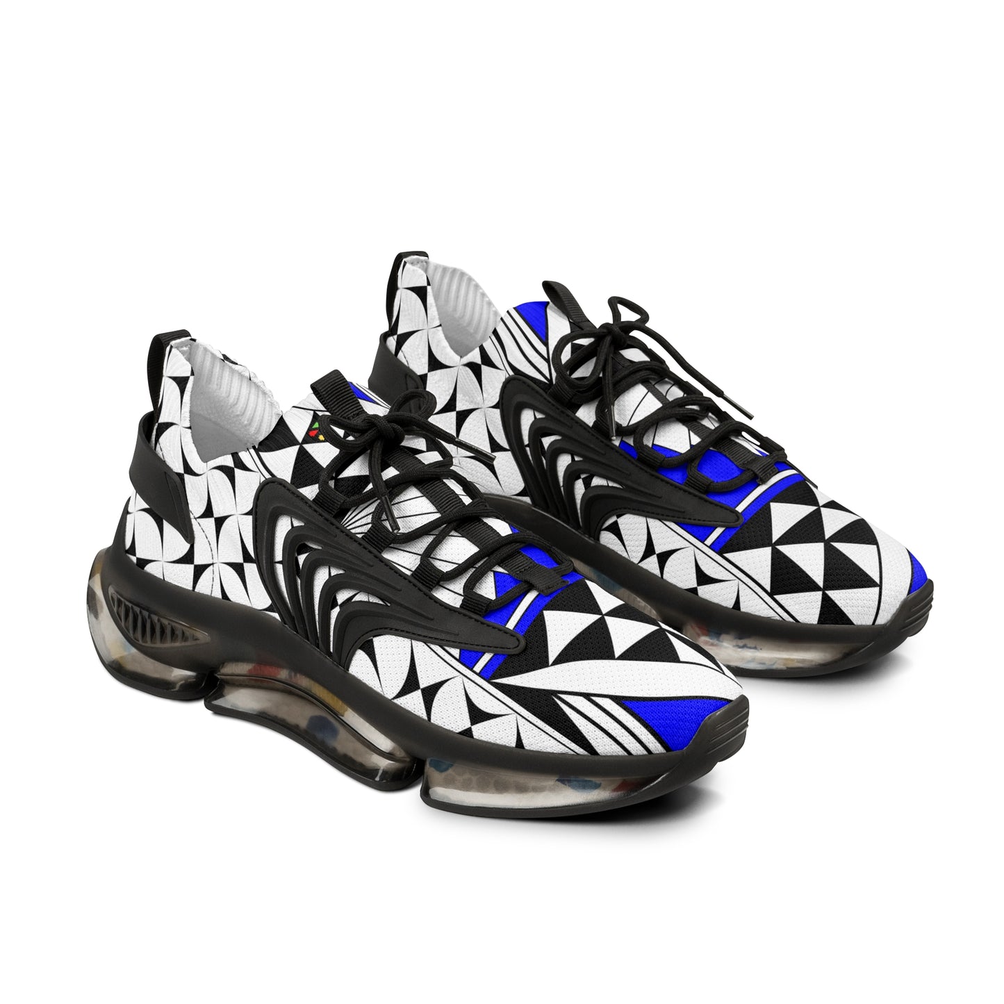 Southwest Sunrise in Cobalt Men's Mesh Sneakers