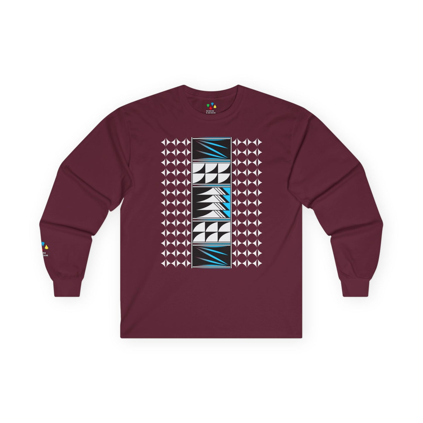 Feather Blessings in Turquoise Unisex Long Sleeve Tee