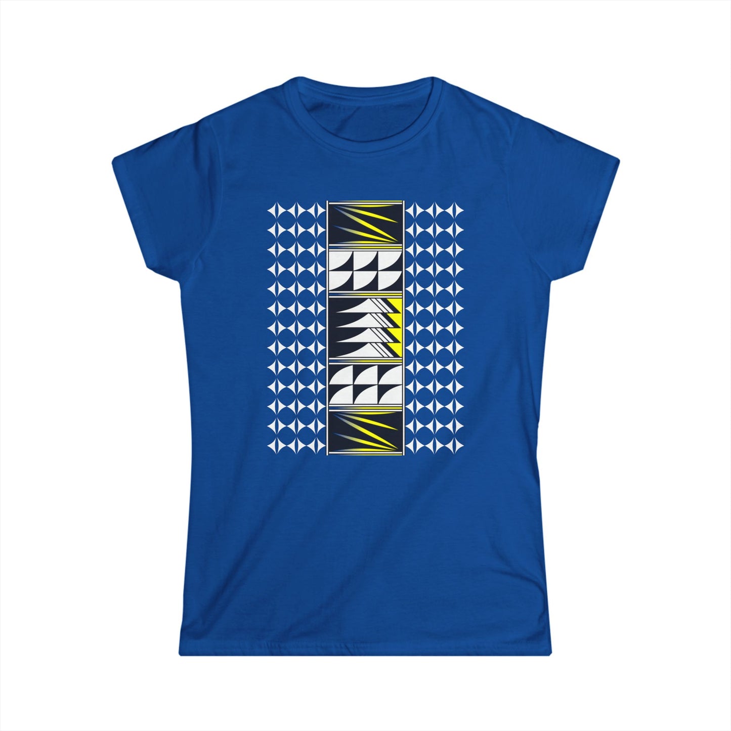 Yellow Native Feather Blessing Women's Softstyle Tee