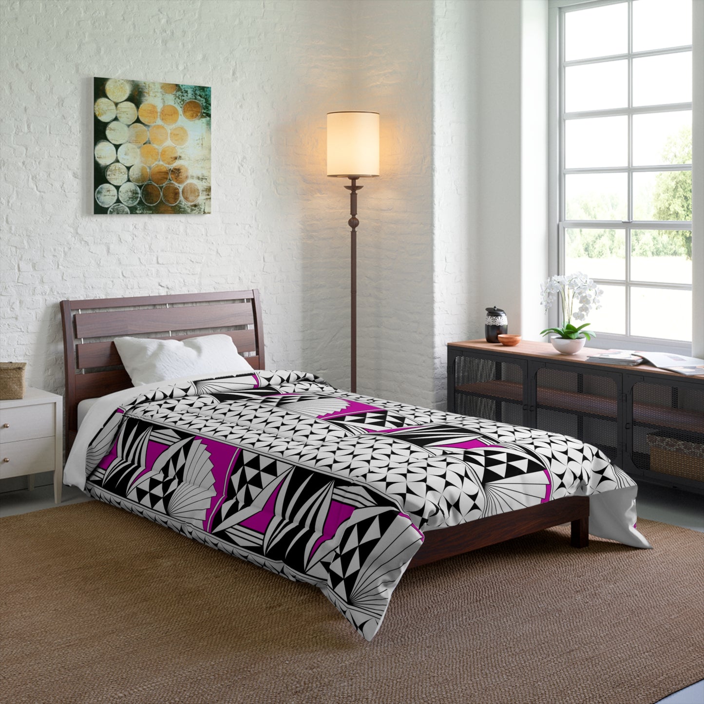Southwest Sunrise in Pink Comforter