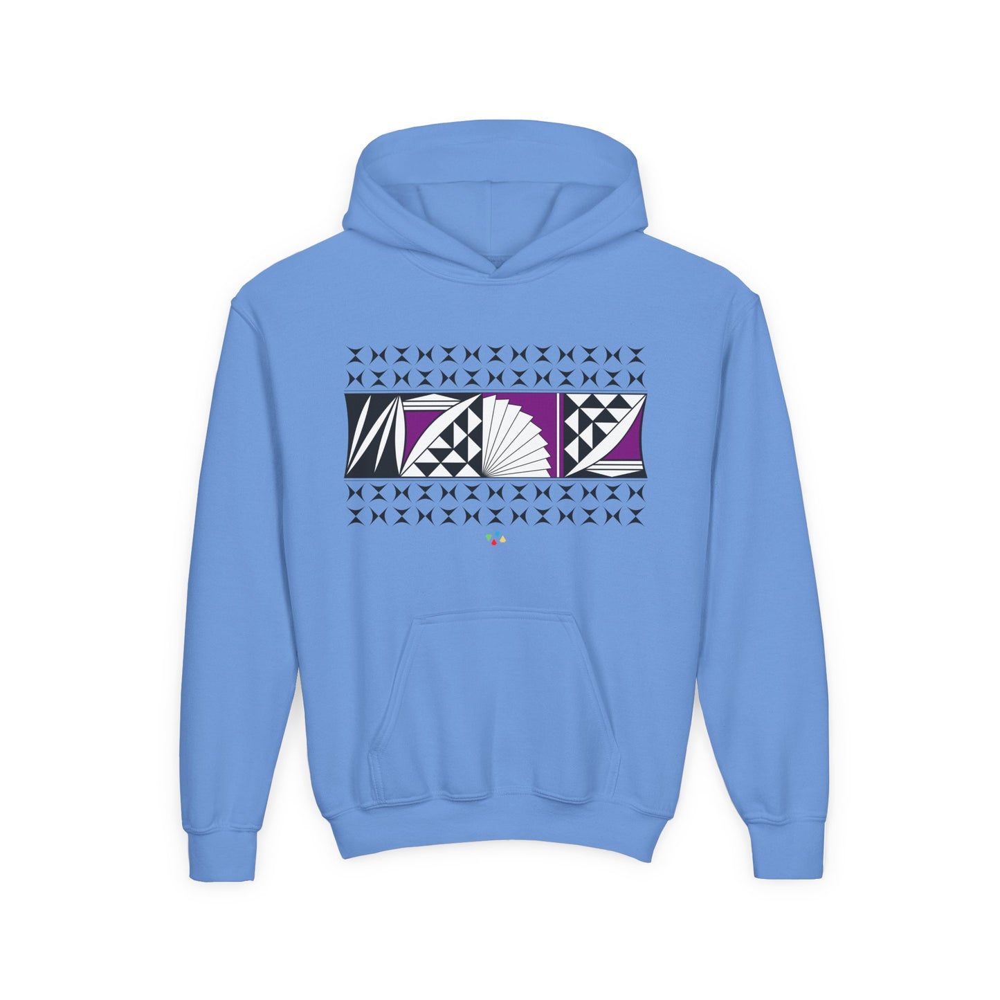 Purple Southwest Sunrise Youth Heavy Blend Hooded Sweatshirt