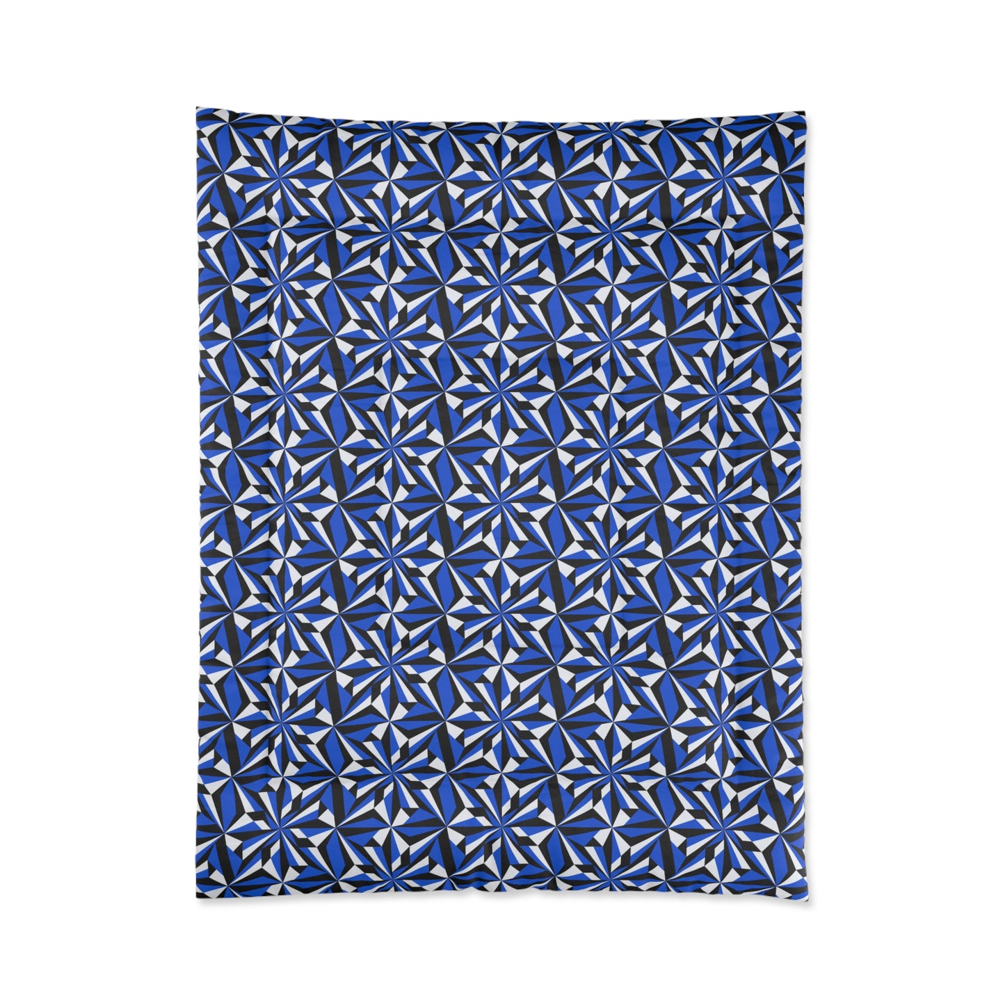 Southwest Desert Flower in Blue Comforter