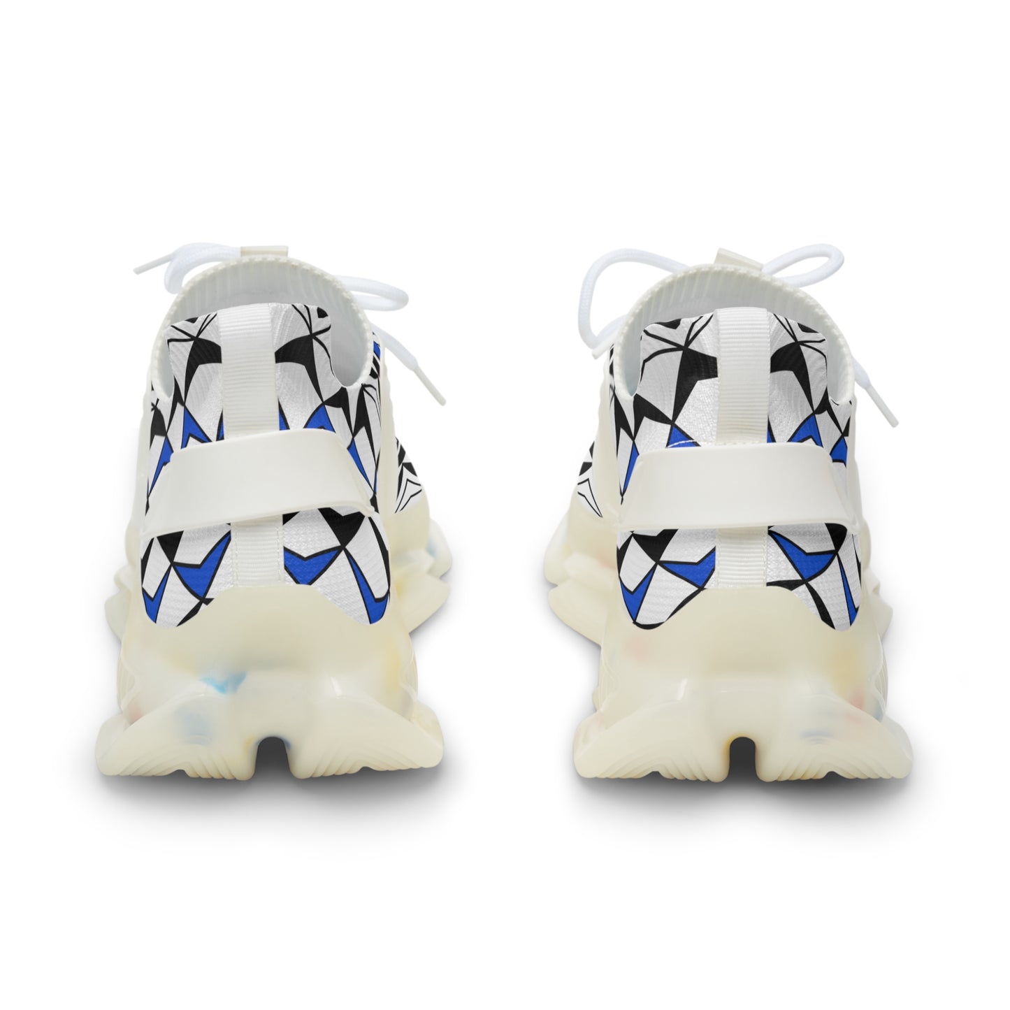 Sun and Rain in Blue Men's Mesh Sneakers