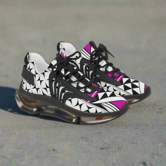 Southwest Sunrise in Pink Women's Mesh Sneakers