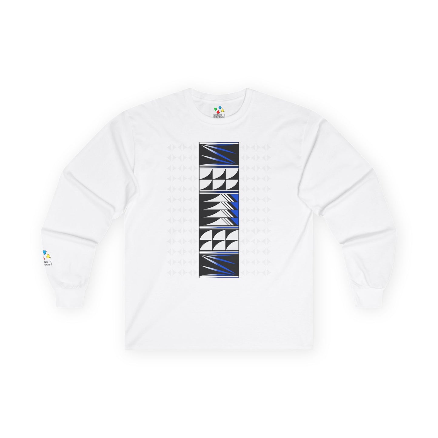 Feather Blessings in Blue Unisex Long Sleeve Tee
