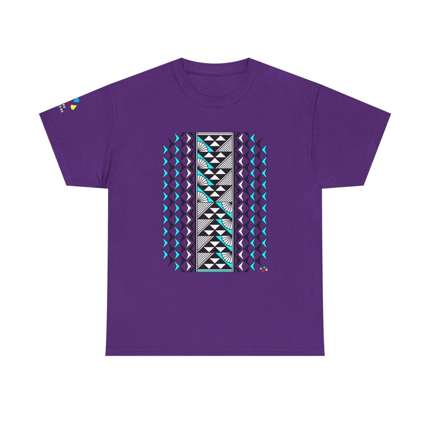 Sun and Rain in Turquoise Gildan Unisex Tee