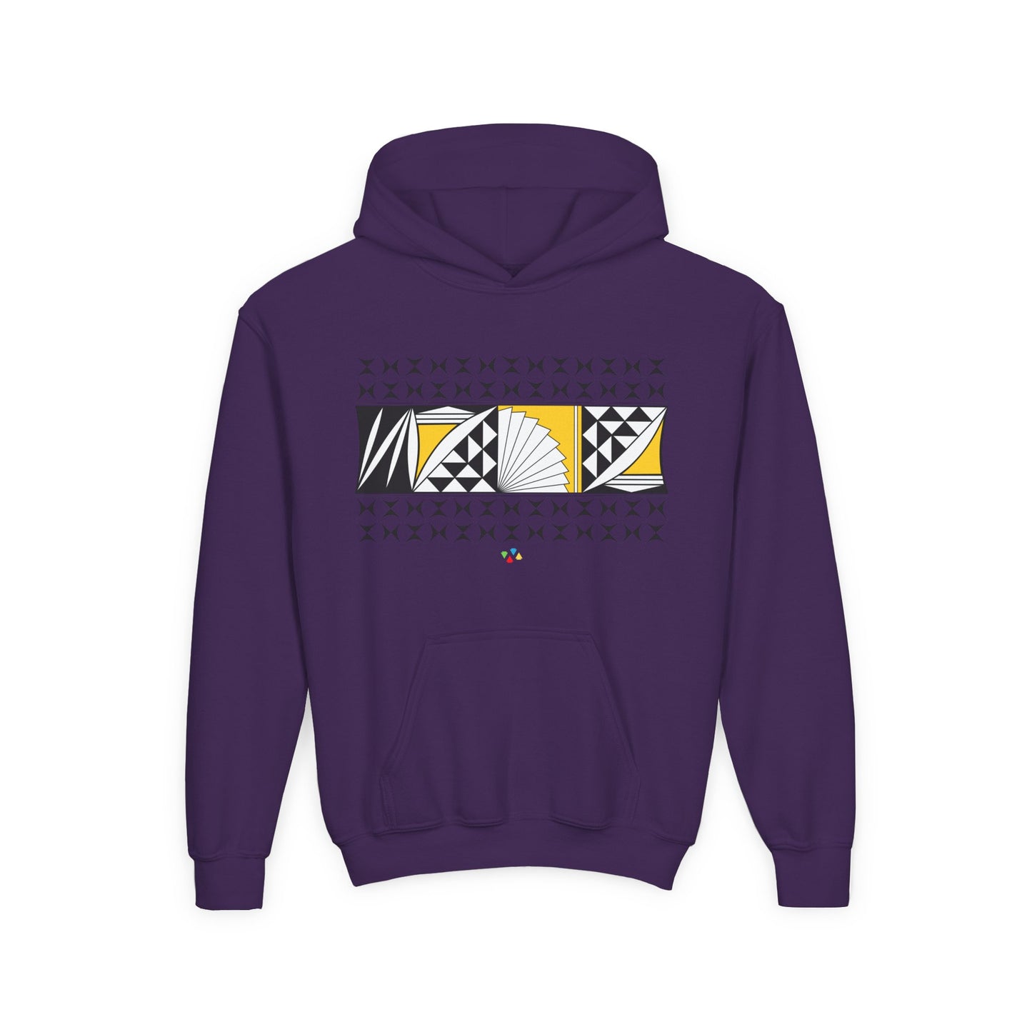 Yellow Southwest Sunrise Youth Heavy Blend Hooded Sweatshirt