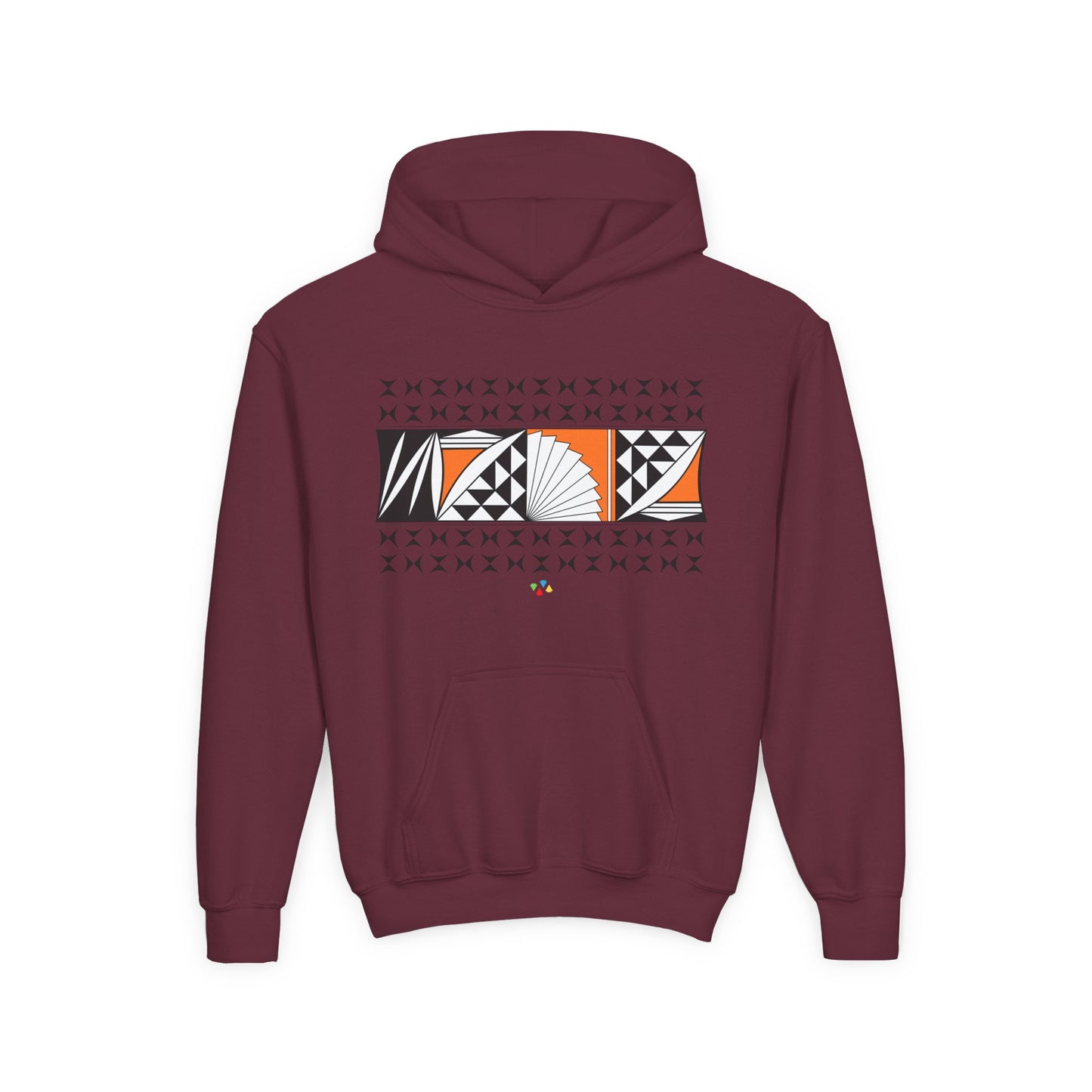 Orange Southwest Sunrise Youth Heavy Blend Hooded Sweatshirt