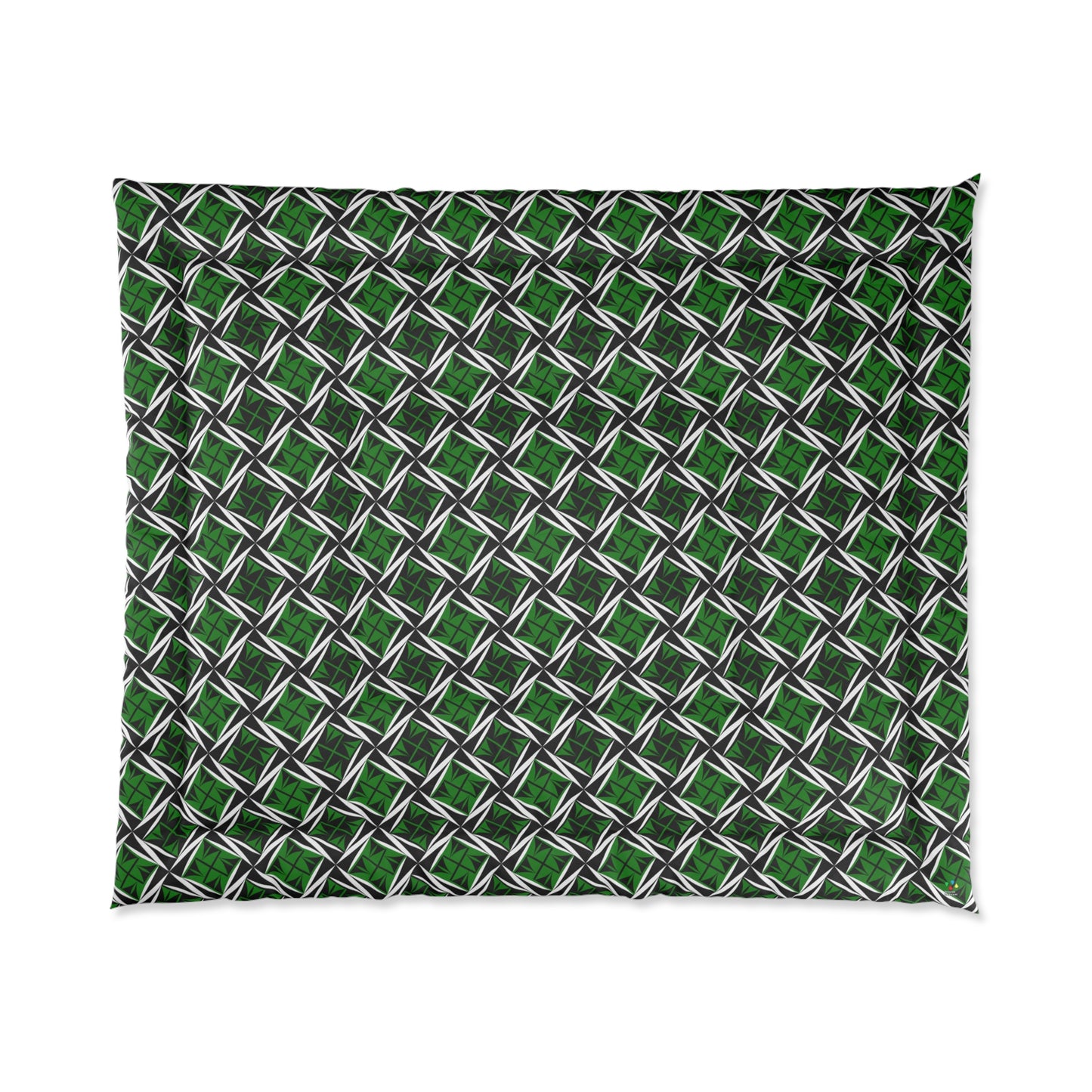 Sacred Winds in Green Comforter
