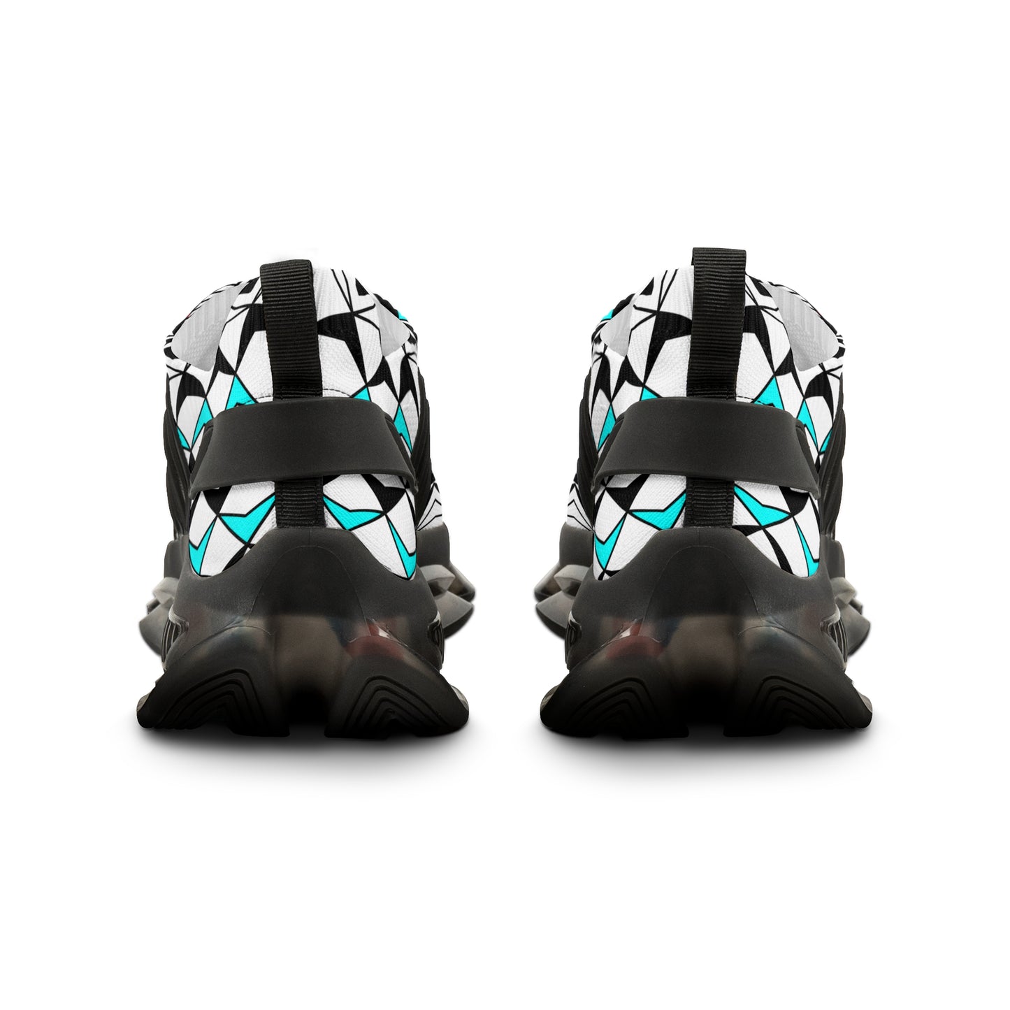 Sun and Rain in Turquoise Men's Mesh Sneakers