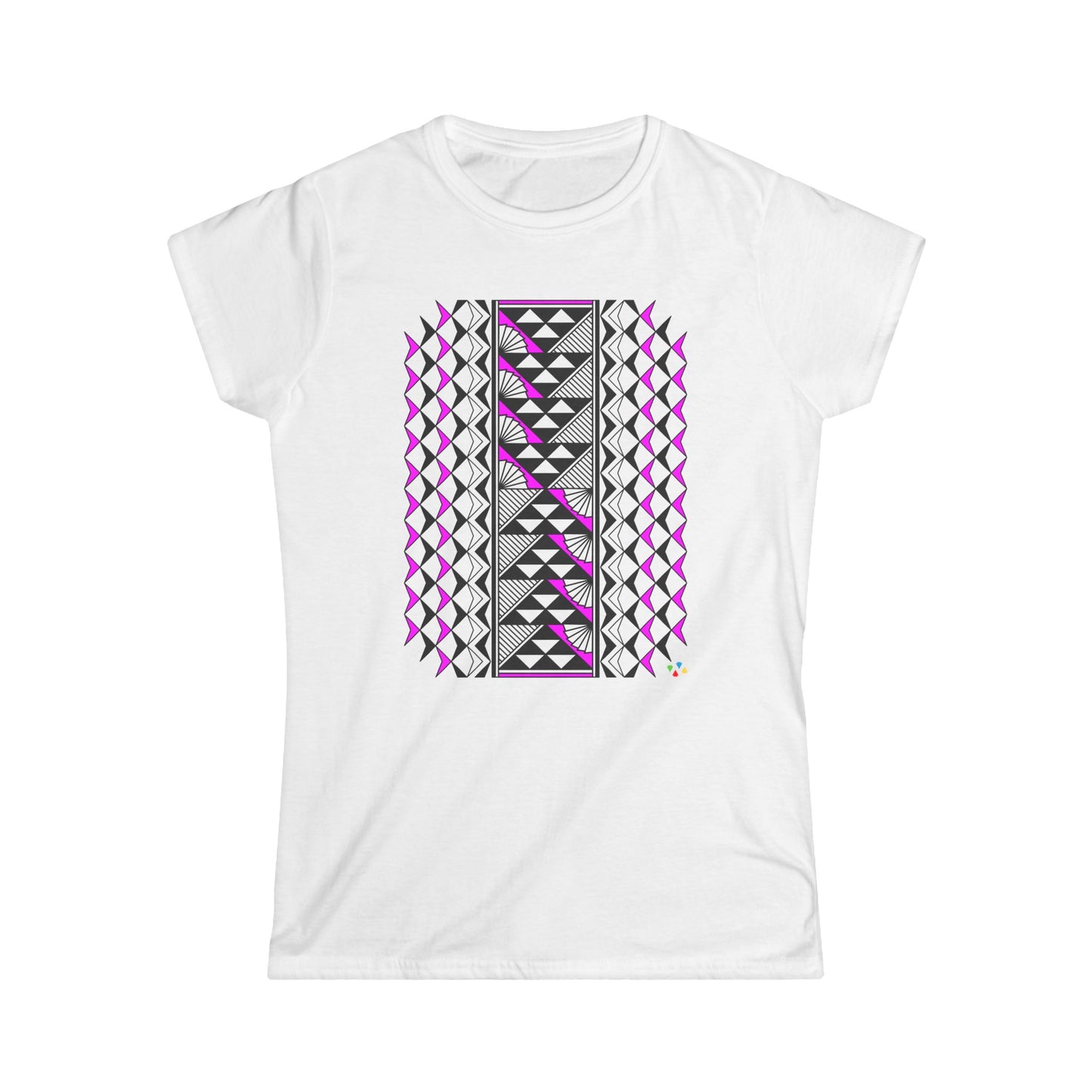 Pink Southwest Sun and Rain Women's Softstyle Tee
