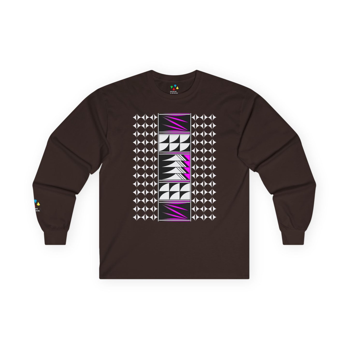 Feather Blessings in Pink Unisex Long Sleeve Tee