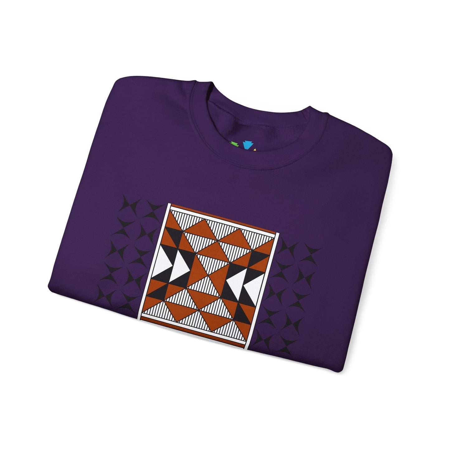 Sacred Mountains in Rust Unisex Sweatshirt