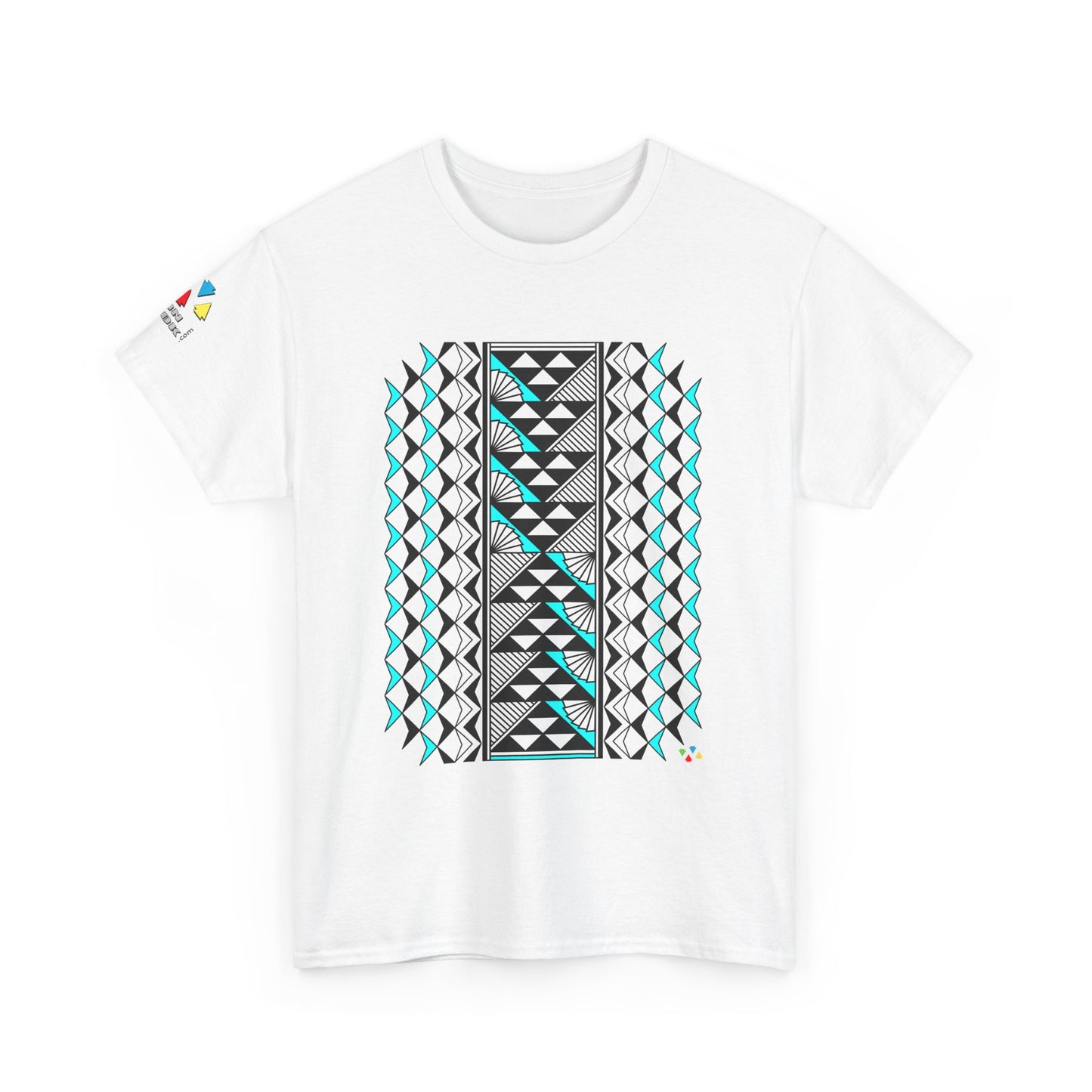 Sun and Rain in Turquoise Gildan Unisex Tee