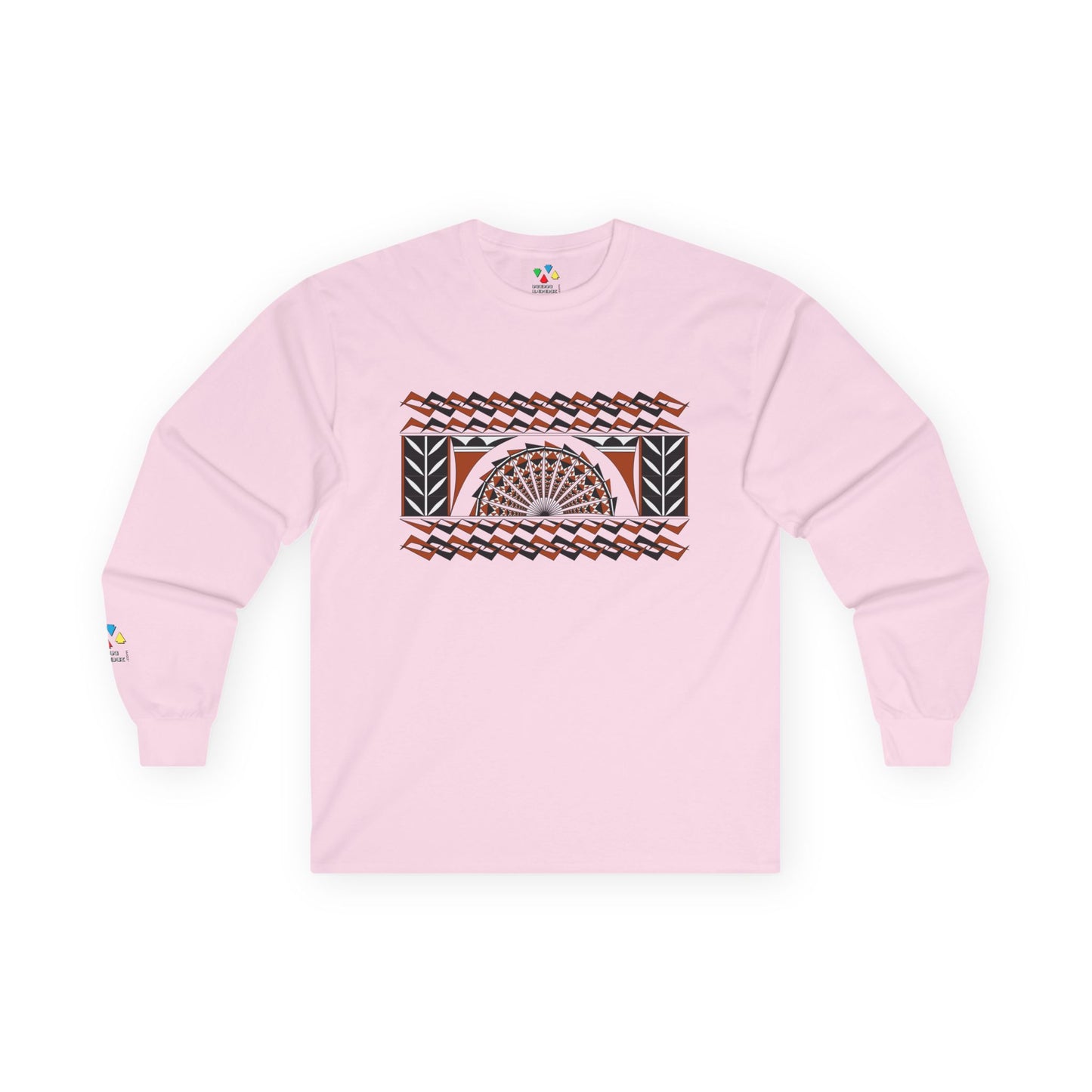 Southwest Sunset in Rust Unisex Long Sleeve Tee