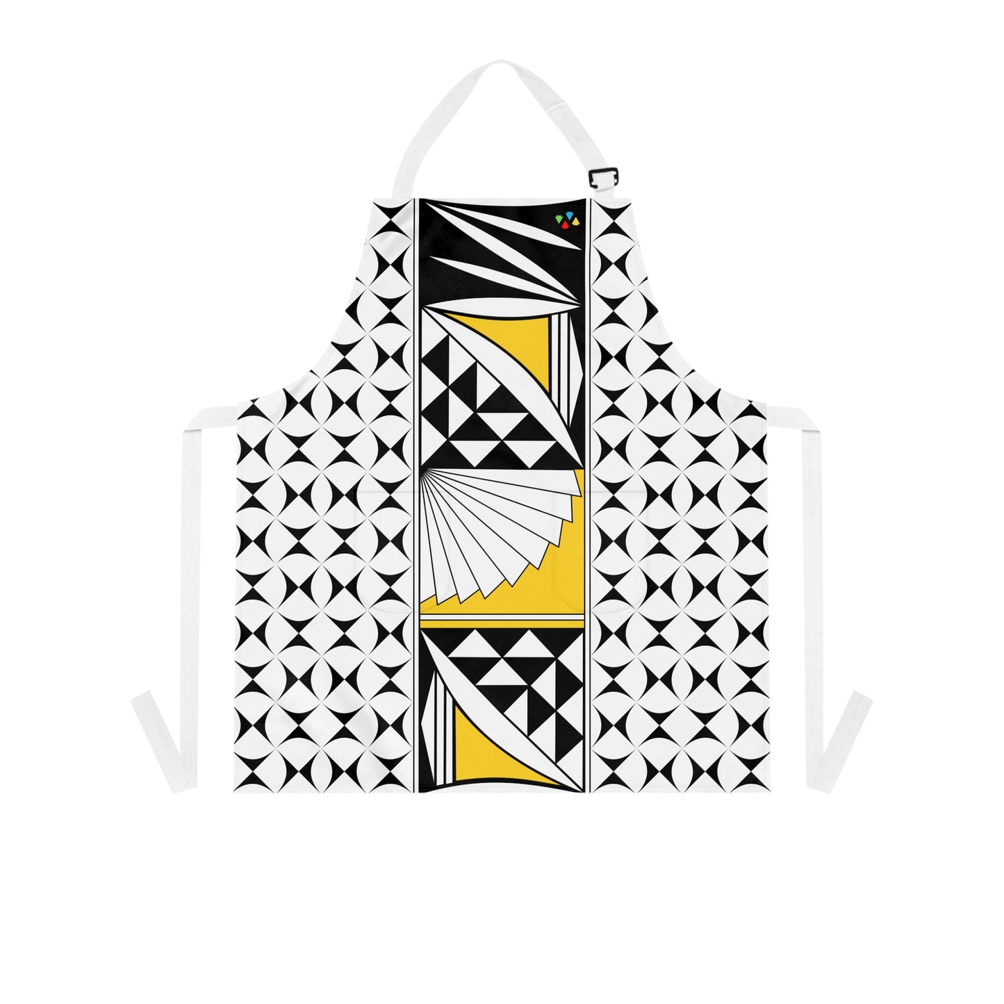 Yellow Southwest Sunrise Two Pocket Apron