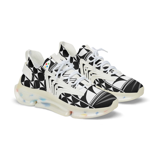 Feather Blessing in Charcoal Men's Mesh Sneakers