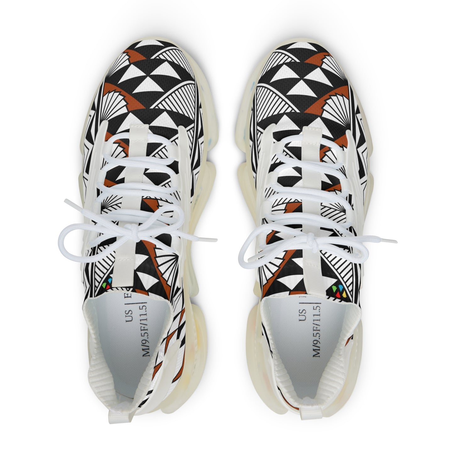 Sun and Rain in Rust Men's Mesh Sneakers