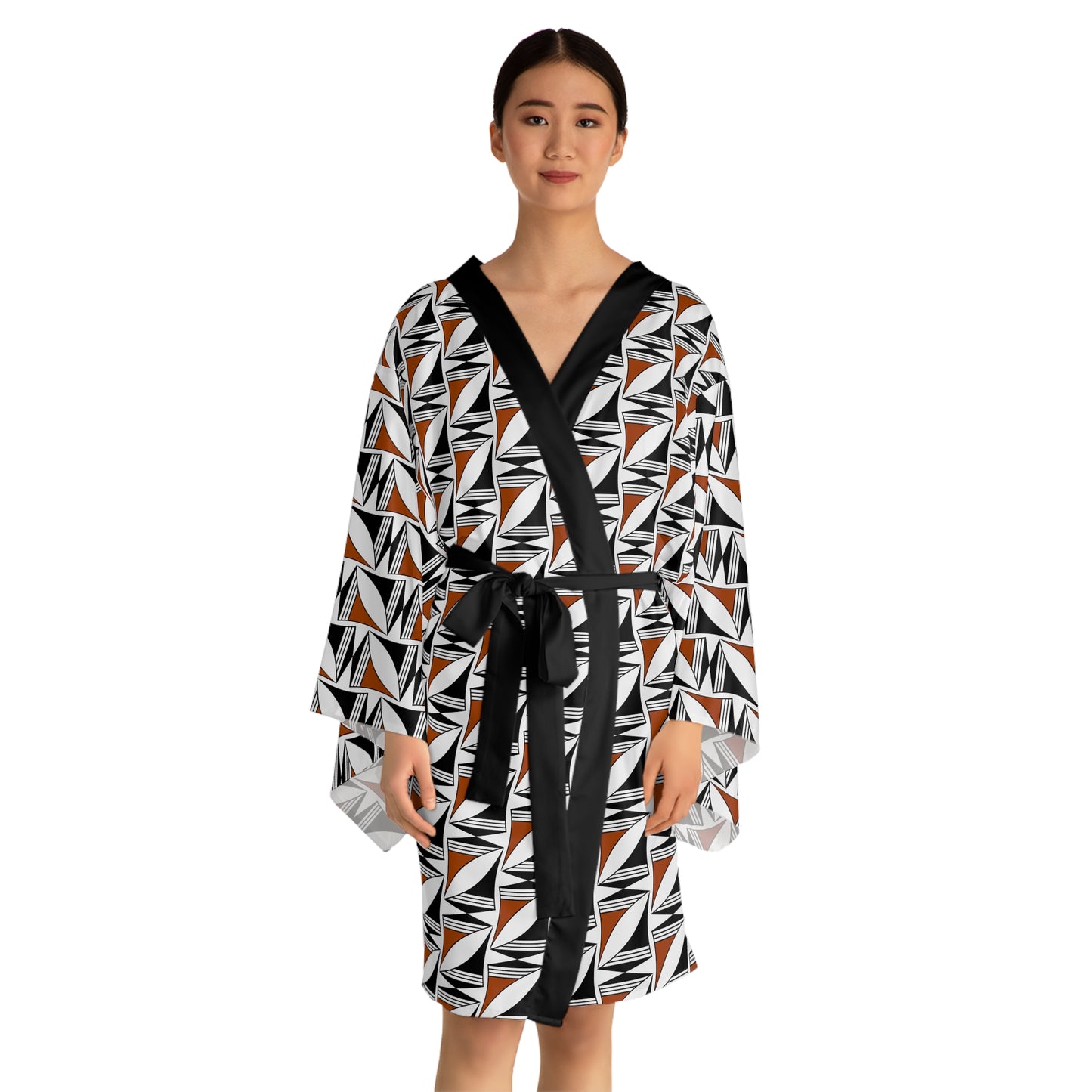 Sacred Sun and Moon Kimono Robe – Where Comfort Meets Native Grace