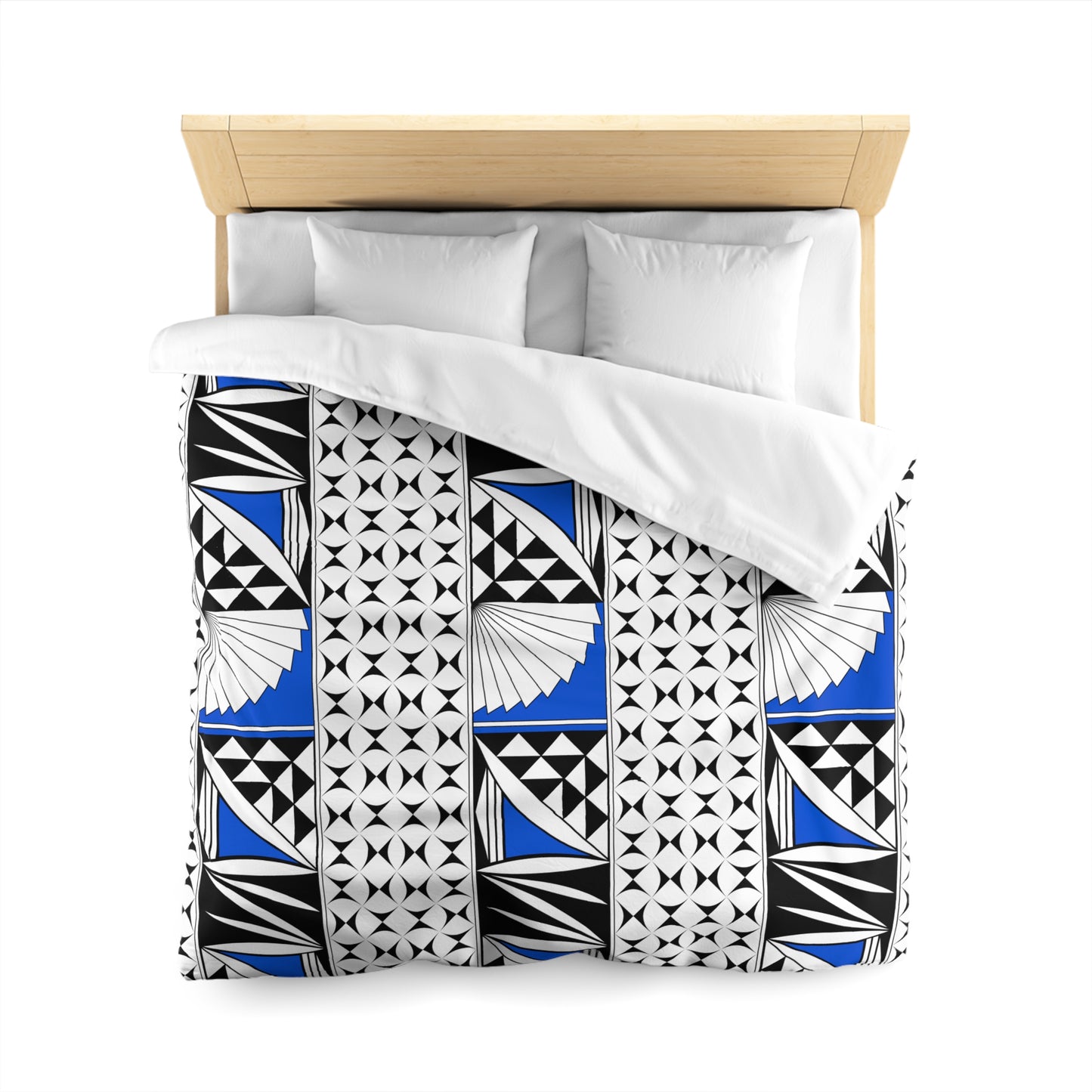 Southwest Sunrise in Blue Microfiber Duvet Cover